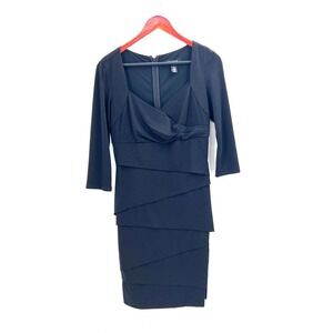 WHBM White House Black Market 3/4 Sleeve Business Work Bodycon Dress